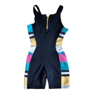 Vintage 1980S Bodymotion Leotard Workout Jumpsuit